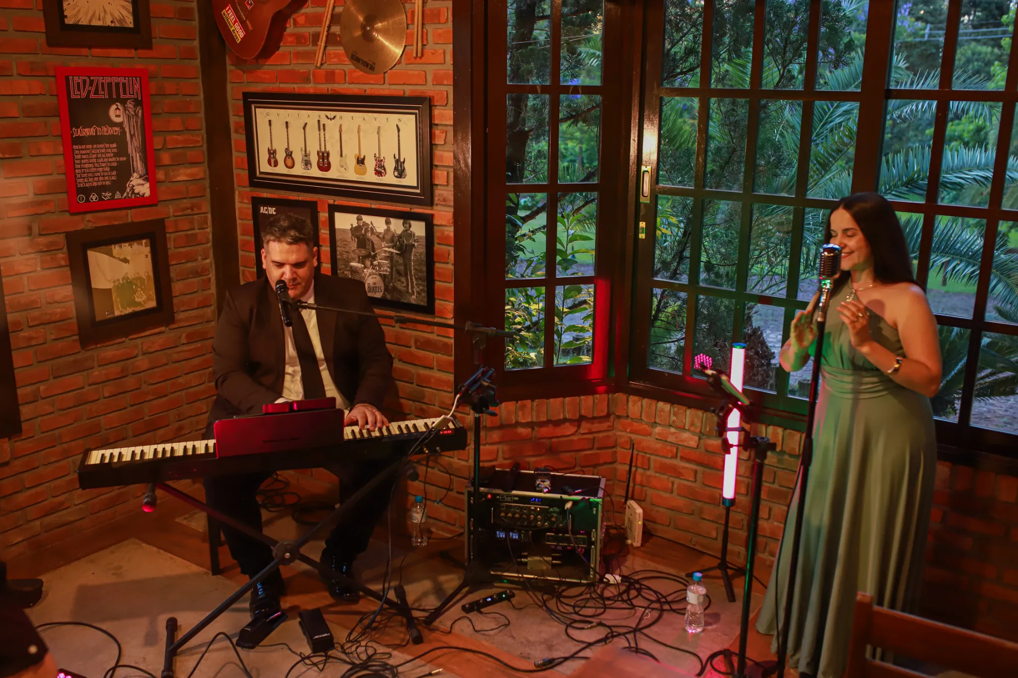 Show intimista em ambiente sofisticado